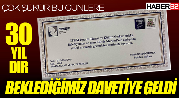 Itkm'de Mutlu Son için Davetiye