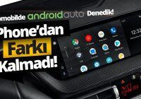 Android telefonu otomobile yansıttık!