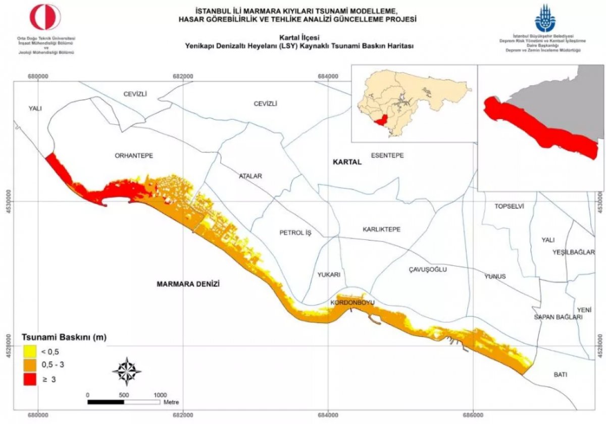 İstanbul'un tsunami risk haritası #13