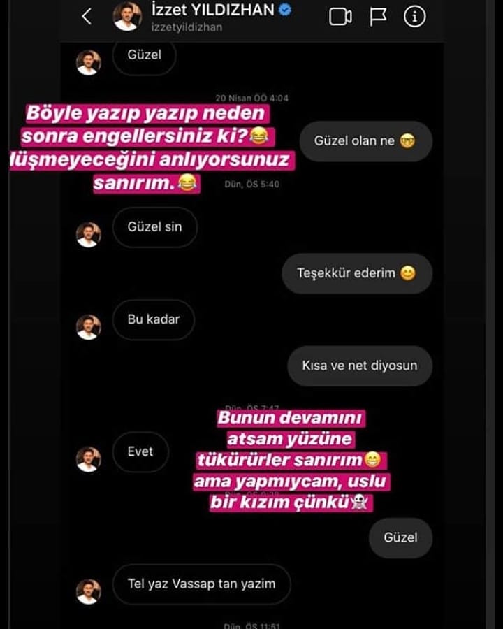İzzet Yıldızhan ifşa oldu #1