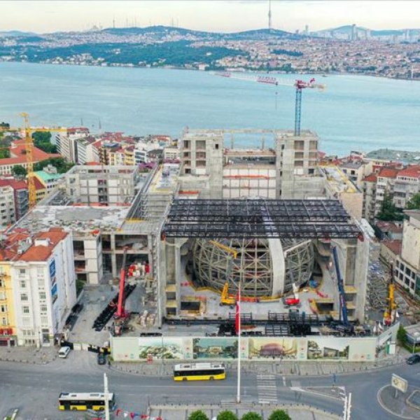 Yeni AKM'nin kaba inşaatı tamamlandı