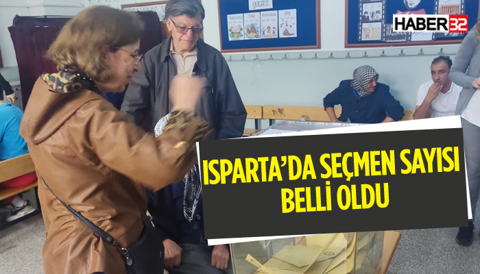 Isparta Da Oy Kullanacak Se Men Say S Belli Oldu