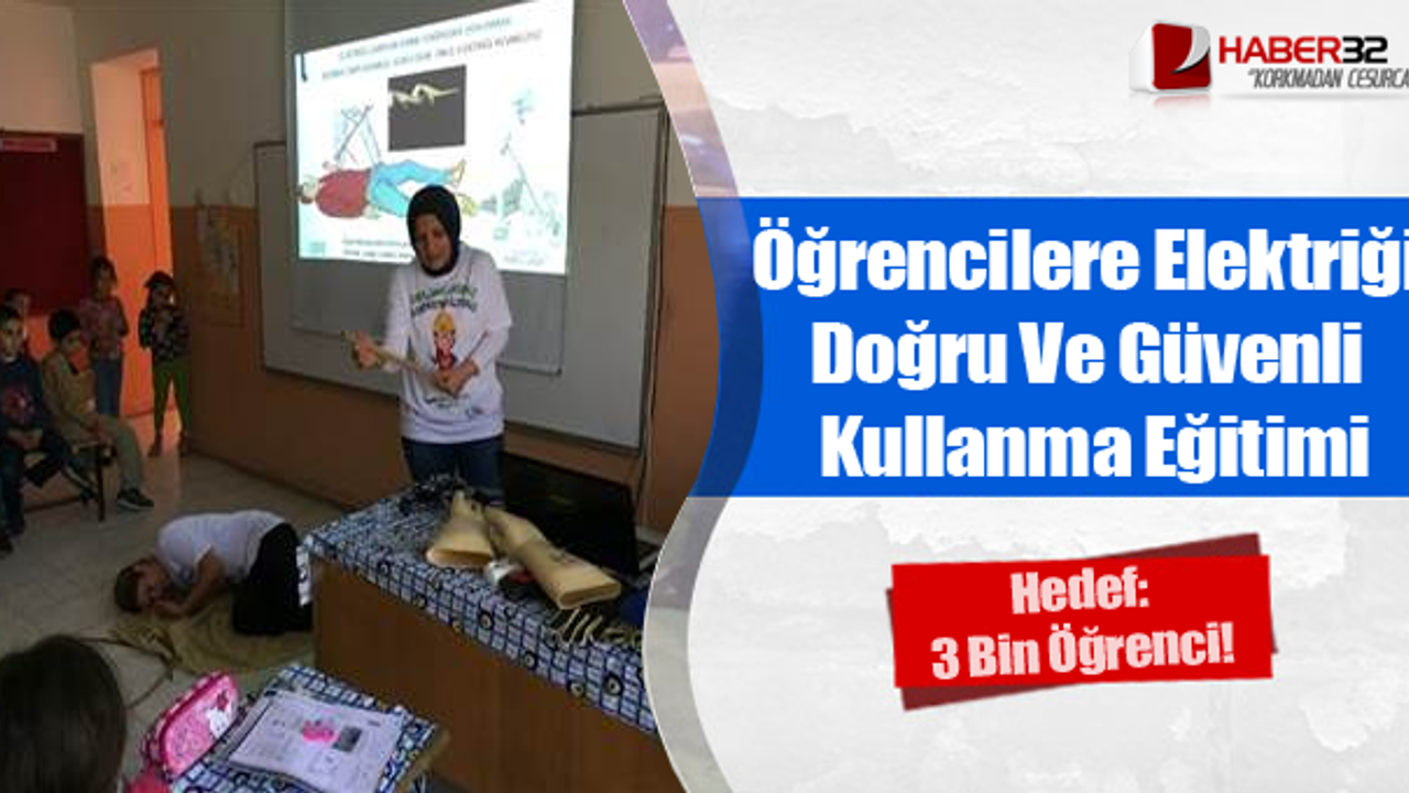 Miniklere Elektriği Doğru ve Güvenli Kullanma Eğitimi!