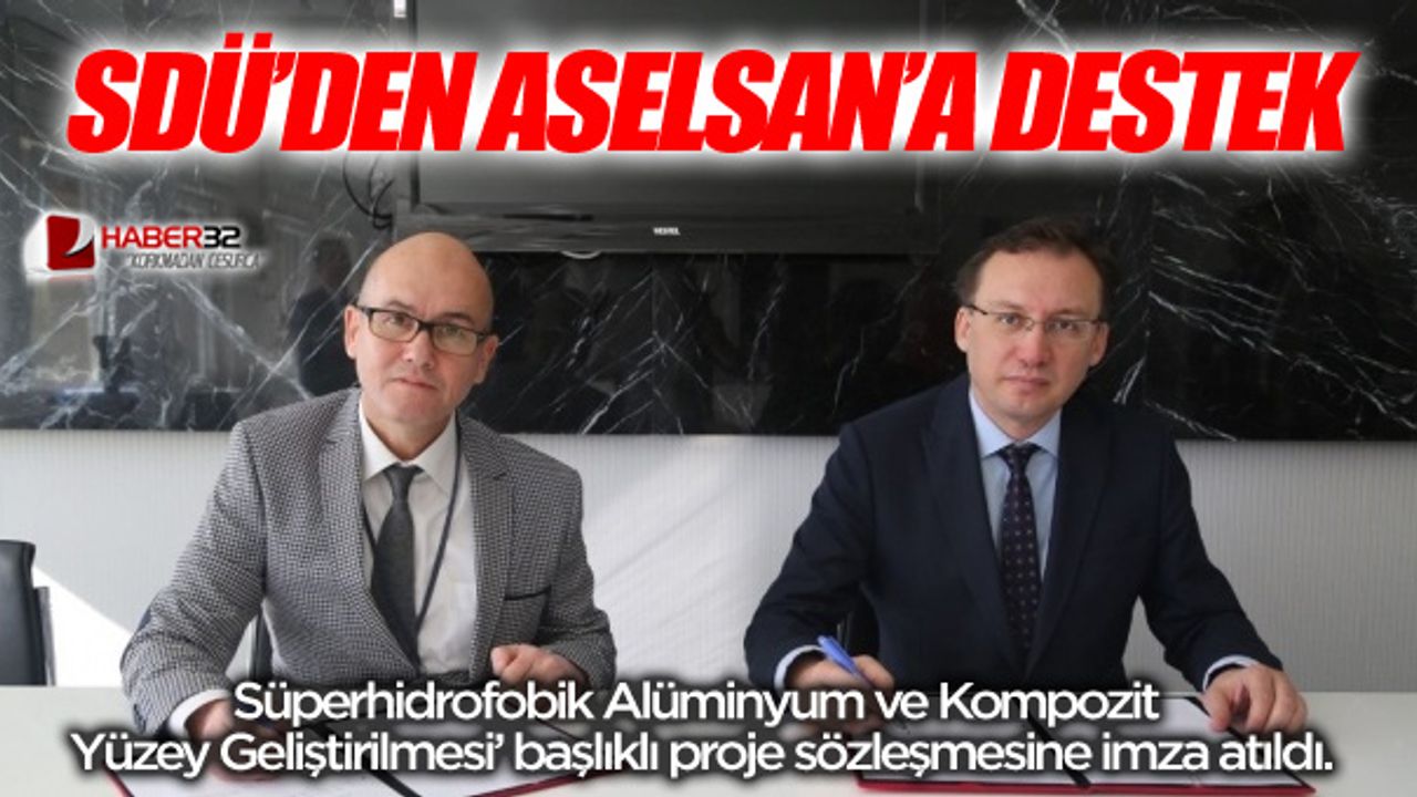 SDÜ, ASELSAN için buzlanmayan yüzey üretecek