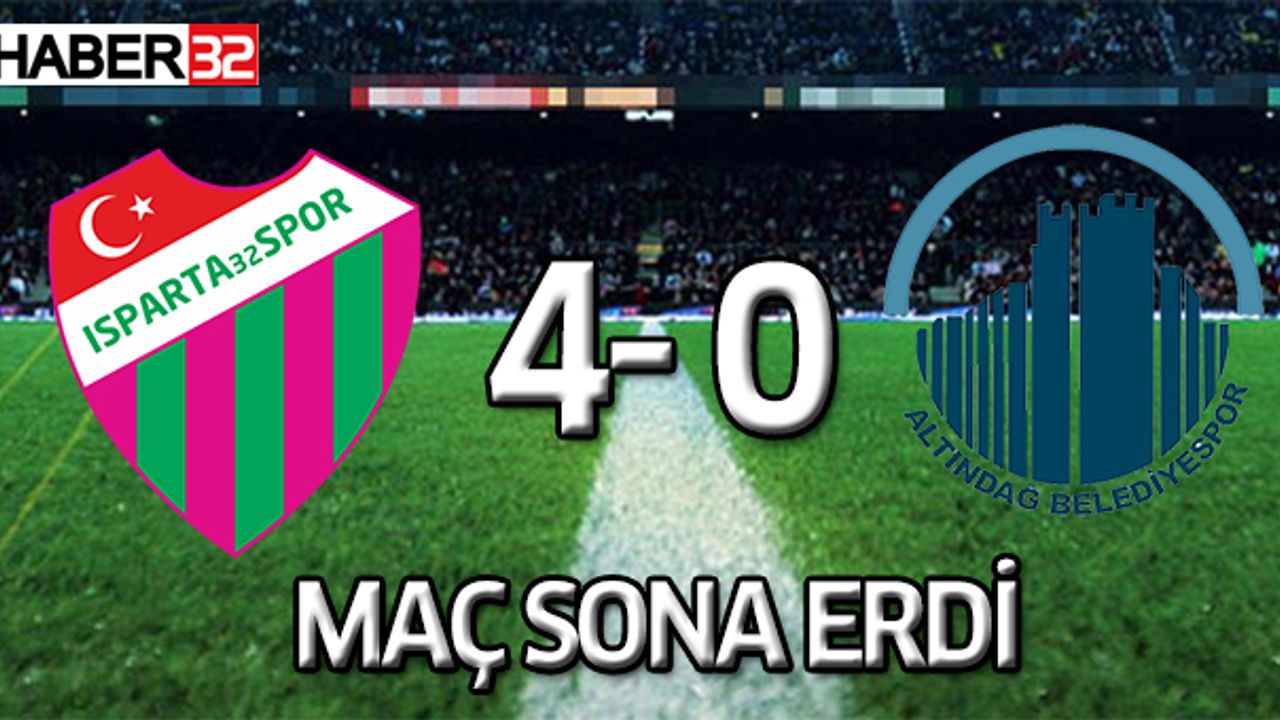 Ispartaspor Lig de İlk Siftahını Yaptı