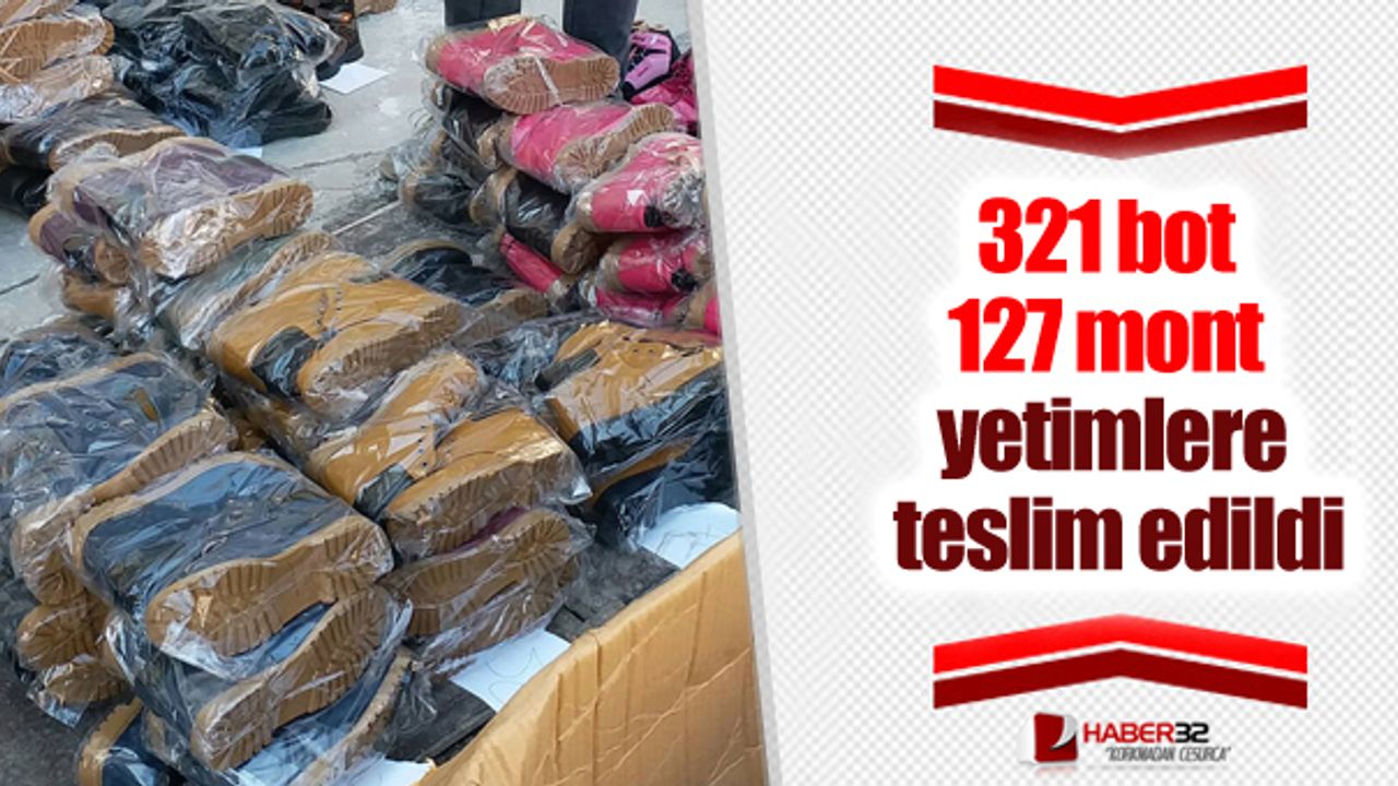 321 bot ve 127 mont yetimlere teslim edildi