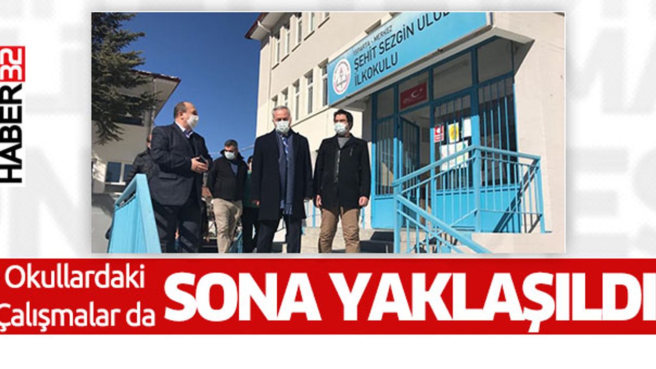 Isparta'da 127 Okulun Bakım Onarımı İle 10 Okulun Güçlendirme Çalışmaları Tamamlandı
