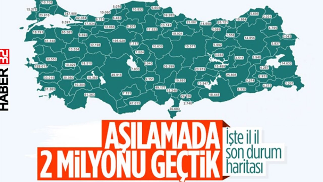 Isparta'da 19 Bin 369 Kişi Aşılandı