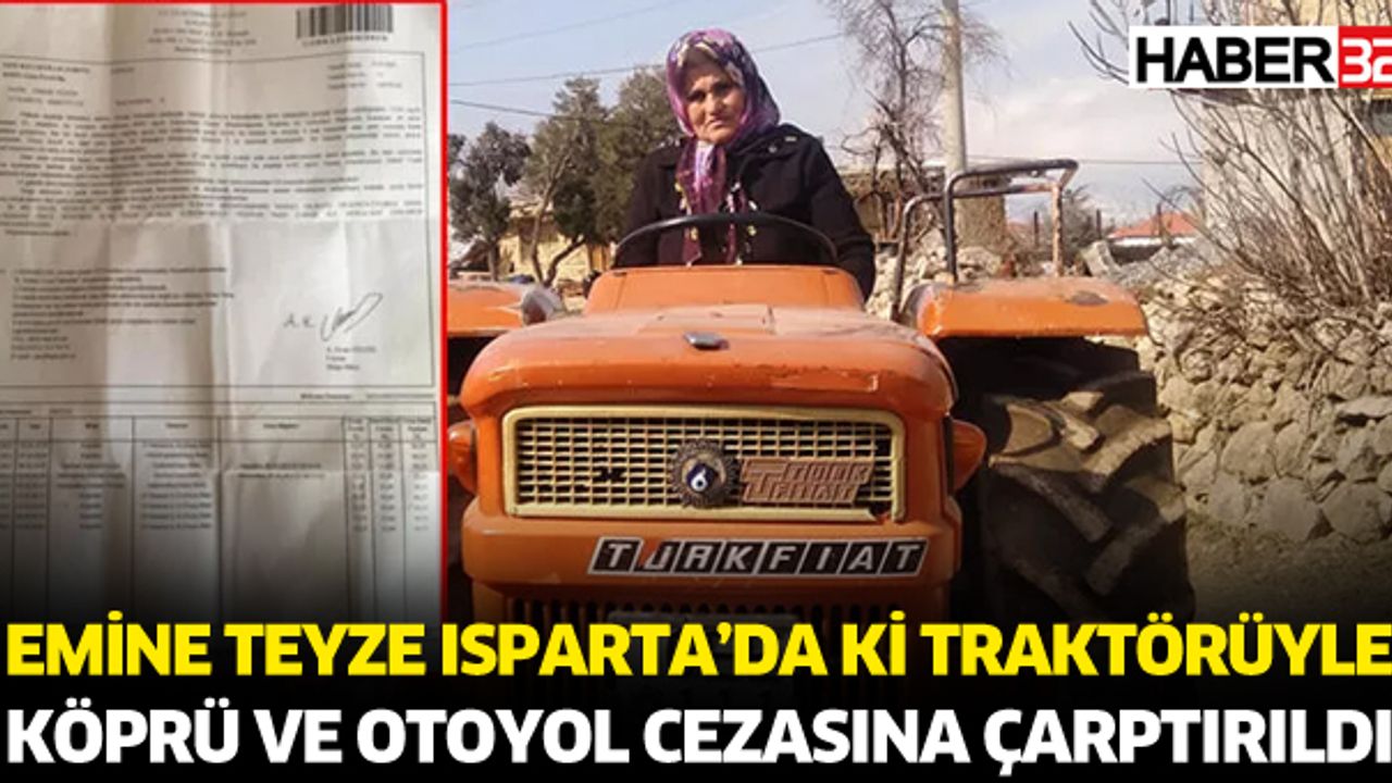 Traktörle köprüden, otoyoldan ücret ödemeden geçtin cezası