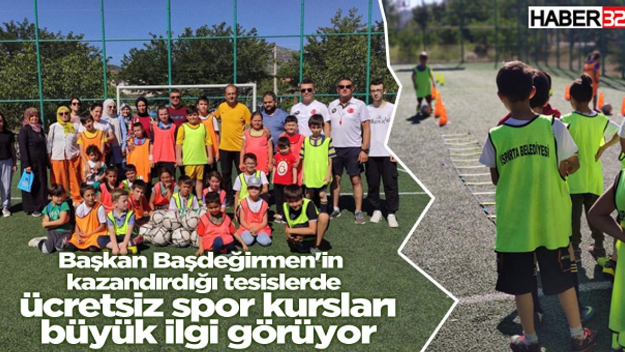 Başkan Başdeğirmen'in kazandırdığı tesislerde ücretsiz spor kursları büyük ilgi görüyor