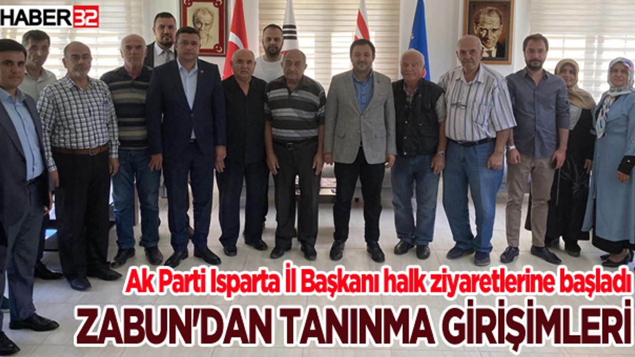 Ak Parti Isparta İl Başkanı halk ziyaretlerine başladı