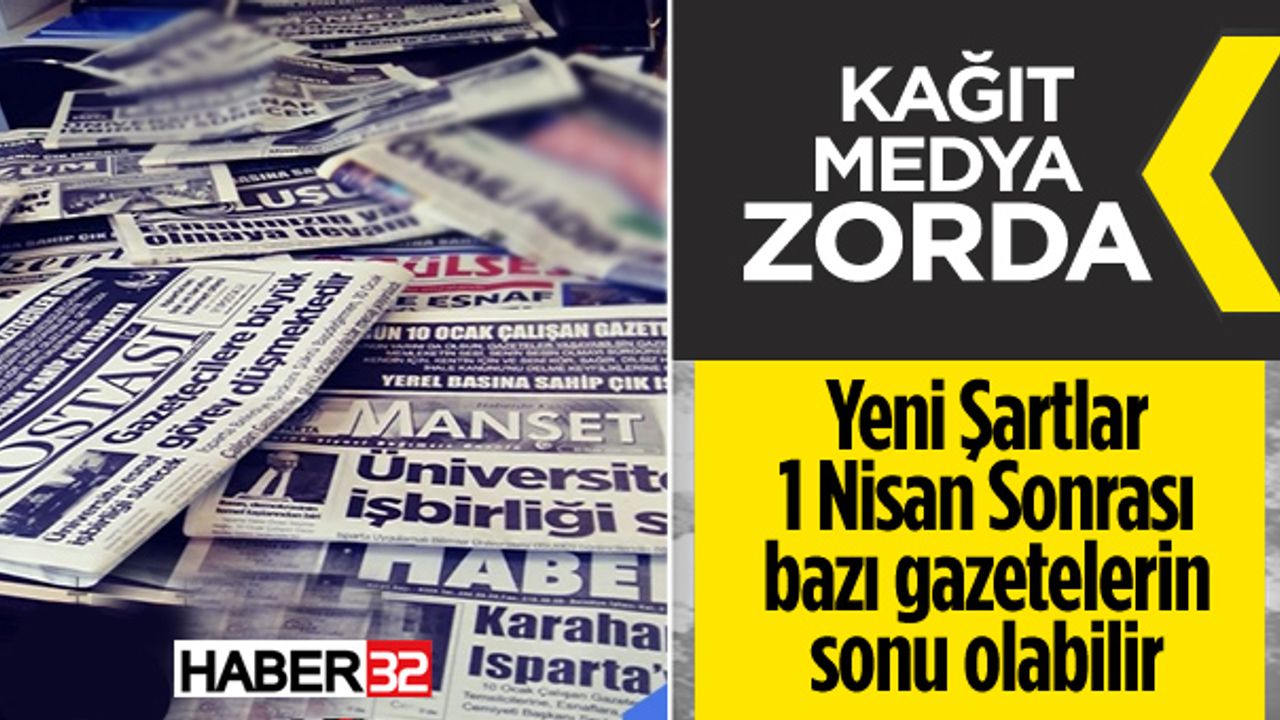 Isparta'da 1 Nisan sonrası basılı gazeteri zor günler bekliyor..