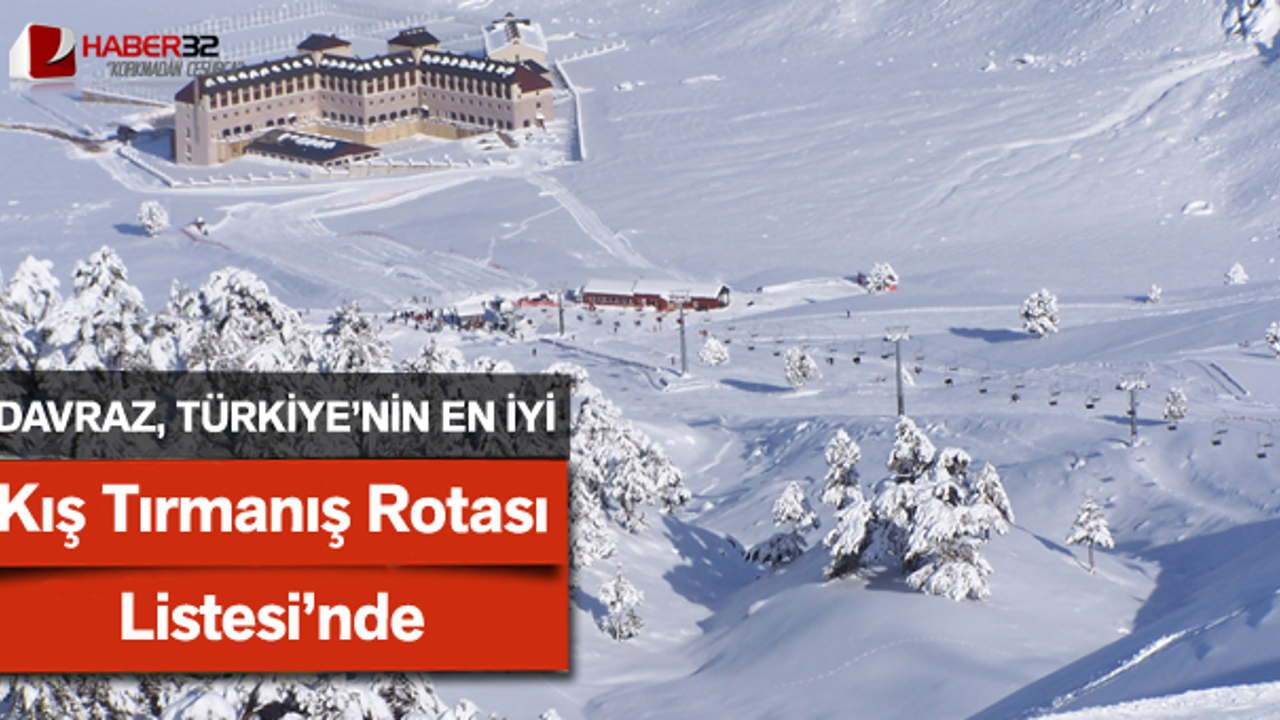 DAVRAZ, Türkiye'nin en iyi Kış Tırmanış Rotası Listesi'nde