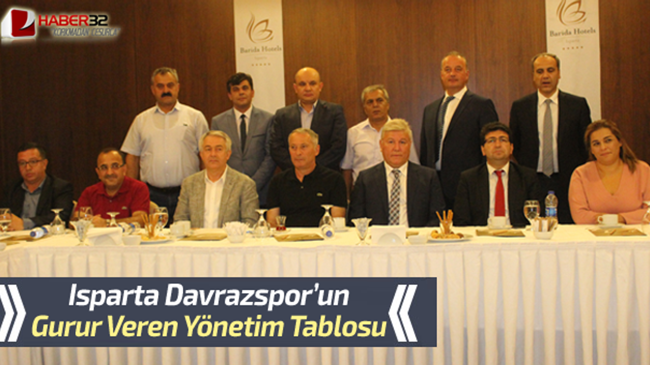 Isparta Davrazspor'da yönetim görev dağılımını yaptı