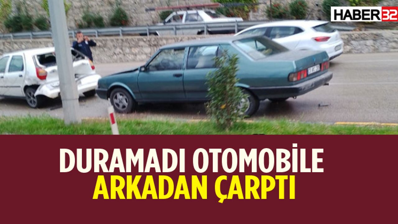 Isparta'da Kaza Otomobilin Bagajı Çöktü