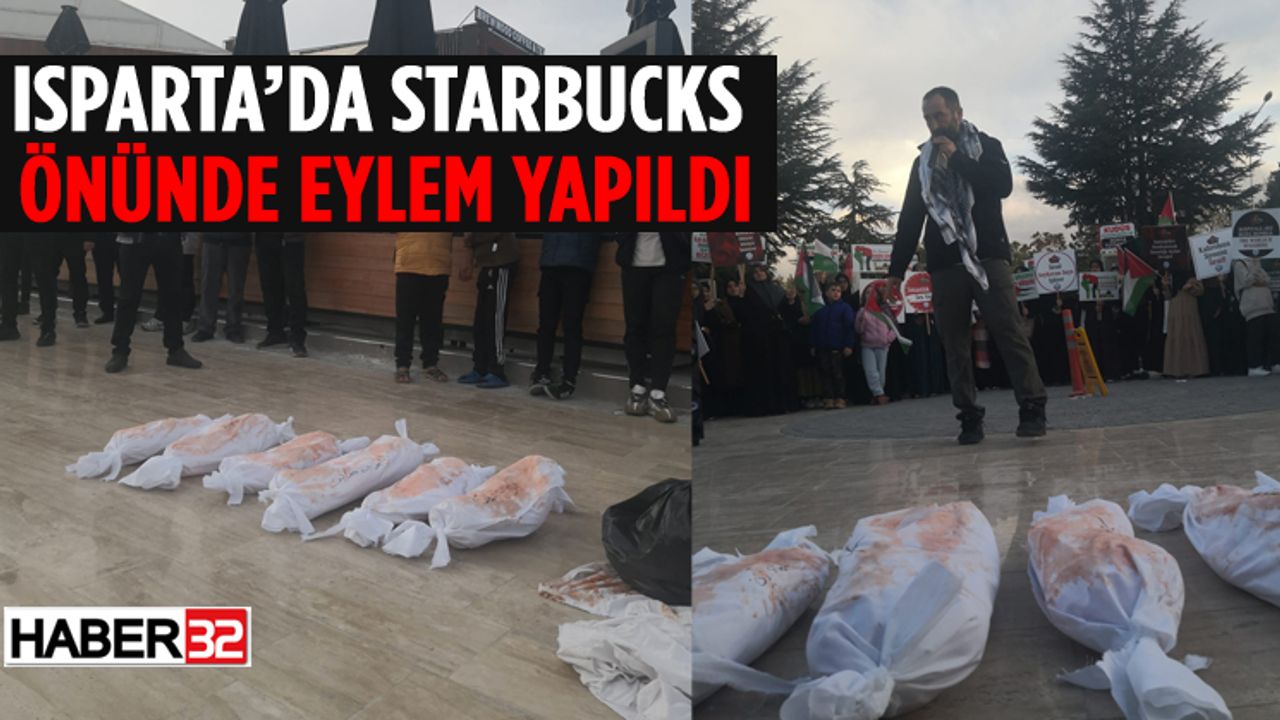 Isparta'da Kefenli Starbucks Eylemi