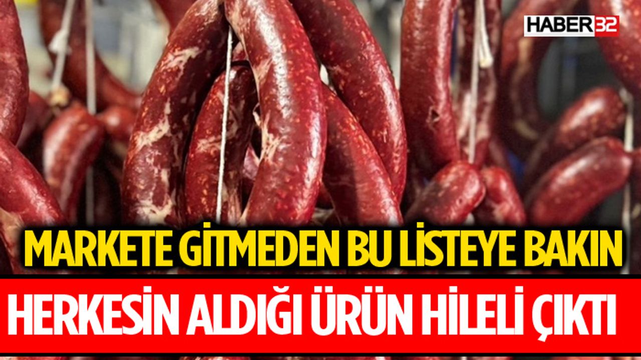 Bütün Marketlerde Olan Markada Hile Tespit Edildi