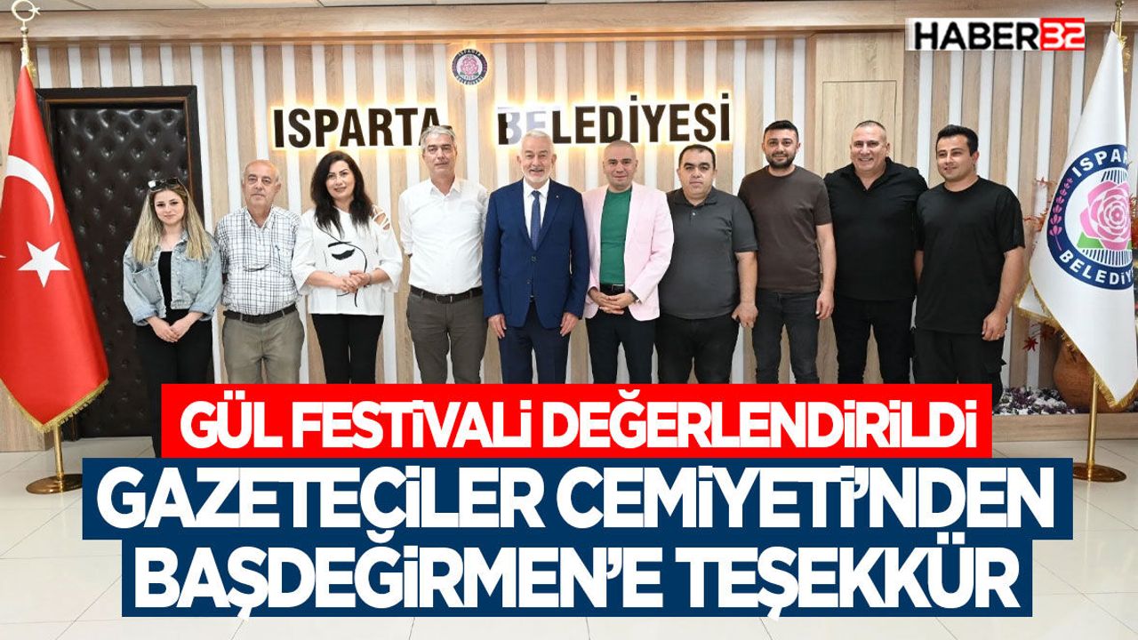 Gazeteciler Cemiyeti’nden Başdeğirmen’e Teşekkür