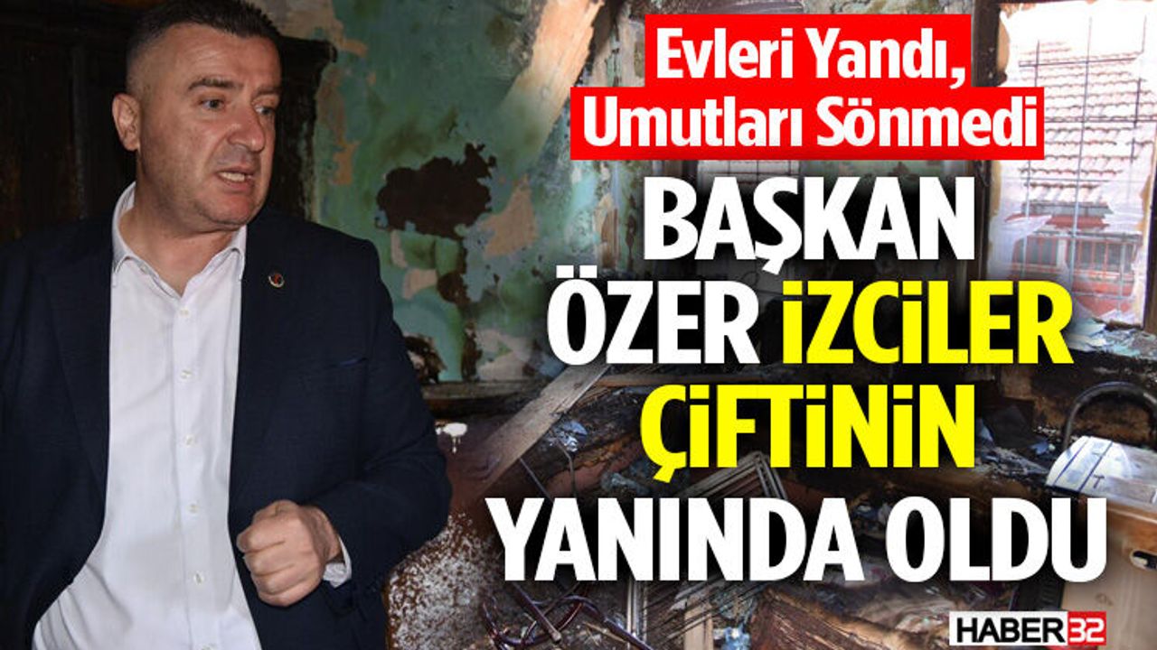 Başkan Özer İzciler Çiftinin Yanında Oldu!