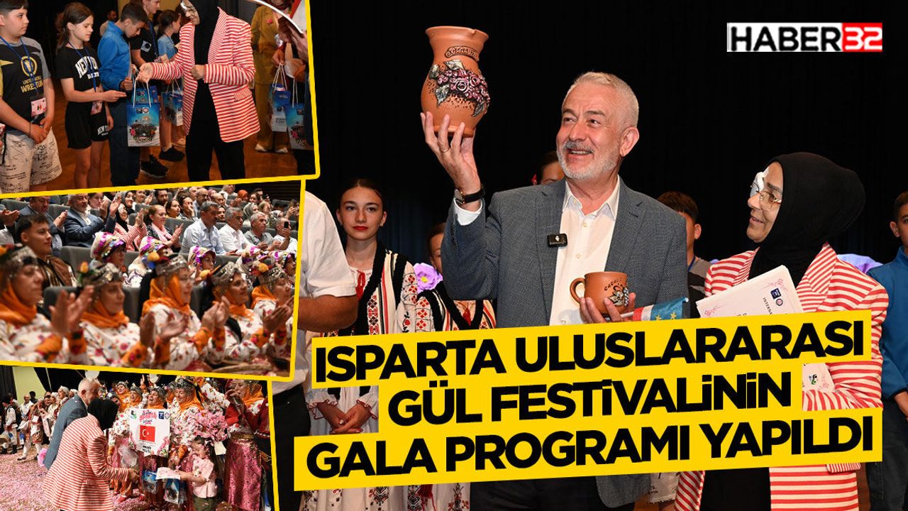 Isparta Uluslararası Gül Festivali’ne görkemli kapanış