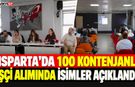 Isparta'da 100 Kontenjanlı İşçi Alımında İsimler Açıklandı!