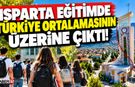 Isparta, Eğitimde Türkiye Ortalamasını Geçti!