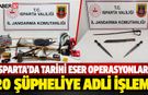 Tarihi Eser Operasyonlarında 20 Şüpheliye Adli İşlem!