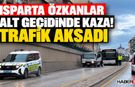 Özkanlar Algeçitte Kaza! Trafik Aksadı