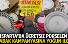 Isparta’da Bedava Porselen Tabak Dağıtımı!