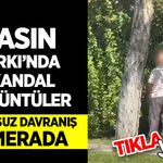 Basın Parkı’nda Skandal Görüntü