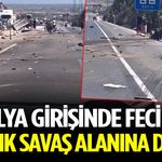 Antalya girişinde feci kaza: Ortalık savaş alanına döndü!