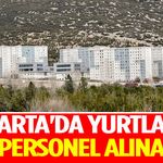 Isparta'da Yurtlara 100 Personel Alınacak