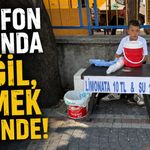 Telefon Başında Değil, Ekmek Peşinde...