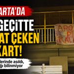 Isparta’daki Üst Geçitte Dikkat Çeken Pankart!