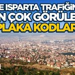 Isparta Trafiğinde En Çok Görülen Plaka Kodları