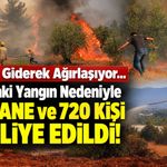 Aksu'daki Yangın Nedeniyle 254 Hane Tahliye Edildi!