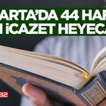 Isparta’da 44 Hafız İçin İcazet Heyecanı
