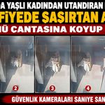 Yaşlı Kadından Utandıran Hırsızlık! İzleyenler Yakıştıramadı