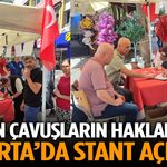 Uzman Çavuşların Hakları İçin Isparta’da Stant Açıldı!