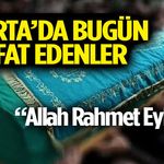 Isparta'da Bugün (04 Eylül 2026) vefat edenler