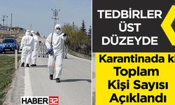 Karantinada ki Toplam Kişi Sayısı Açıklandı
