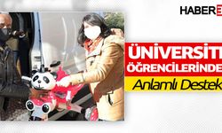 Üniversite Öğrencilerinden Anlamlı Destek