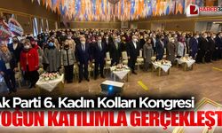 AK Parti Kadın Kolları 6. Olağan Kongresi IYAŞ Kongre Merkezinde gerçekleştirildi.