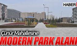 Çünür Mahallesine Modern Park Alanı