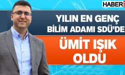 Yılın Genç Bilim İnsanı Ödülü’ne SDÜ’den Doç. Dr. Ümit Işık layık görüldü