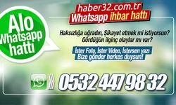 Haber32 Whatsapp Hattına Ulaşın