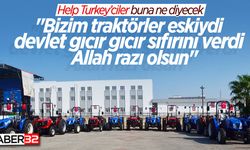 Manavgat'taki 16 aileye yeni traktör verildi