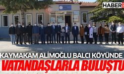 Kaymakam Alimoğlu Balcı Köyünde Vatandaşlarla Buluştu