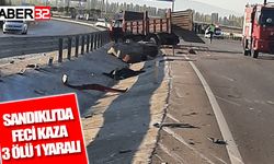Sandıklı'da Feci Kaza 3 Ölü 1 Yaralı