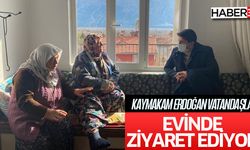 Kaymakam Erdoğan Vatandaşları Evinde Ziyaret Ediyor